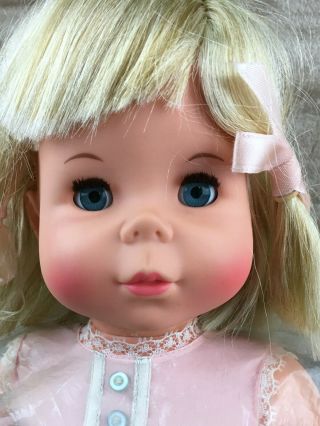 Vintage 1964 Mattel BABY FIRST STEP DOLL Pink Outfit 2