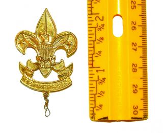 Boy Scouts Of America – Large Vintage First Class Rank Hat Pin Ca.  1960s -