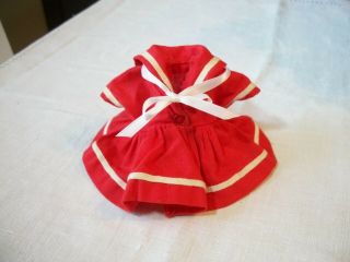 Vintage Vogue Ginny Red Sailor Style Dress - Tagged
