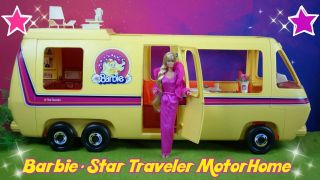 1976 Barbie Star Traveler Motorhome Camper ORANGE SOFA COUCH - Replacement Part 3