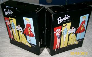 Vintage Early One Of The First,  Barbie Doll Clothing Cases From 1961 Ponytail