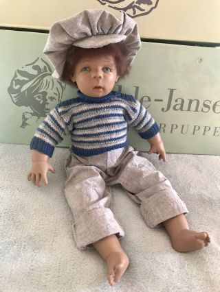 Jeckle - Jansen Kunstlerpuppen German Doll - Wolfi - Vintage - Box &