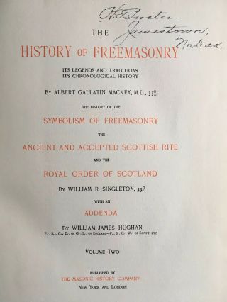Vintage Masonic Book History Of Freemasonry Vol 2 1906 Mackey Illustrated 4