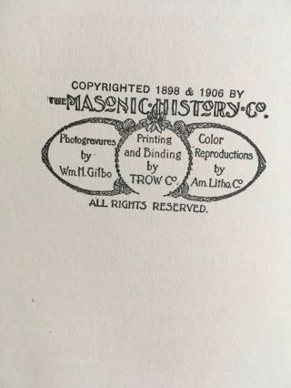 Vintage Masonic Book History Of Freemasonry Vol 2 1906 Mackey Illustrated 5
