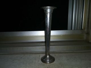 Lunt Sterling Silver Adorable Trumpet Bud Vase Antique 100 Years Old