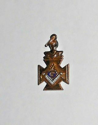 Vintage Masonic Watch Fob/charm - Two Sided