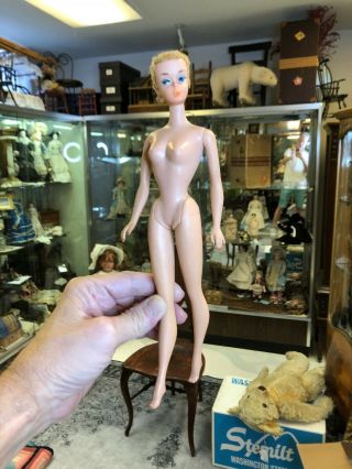 1960 4 Ponytail Barbie With Solid Body