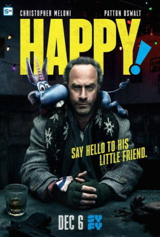 001 Happy - Christopher Meloni Comedy Crime Fantasy Usa Tv Show 24 " X35 " Poster
