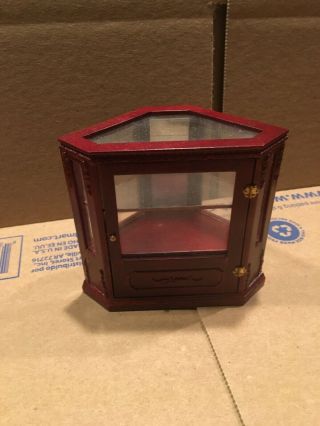 Vintage Miniature Doll House Display Case
