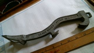 Akron Brass Universal Fire Hydrant Spanner Tool Antique Vintage Old Firefighting