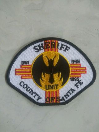 Santa Fe Mexico Sheriff Dui Patch.