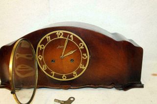 Antique Table Clock Mantel Clock German clock JUNGHANS 5