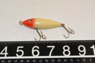 Old Early Wooden Uncataloged Texas Style Laguana Runt Coast Minnow 2 Belly Weigh