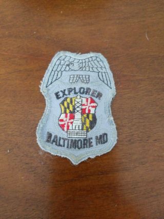 Baltimore Police Explorer Badge Patch