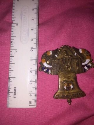 Shriners Liberty Bell Pin