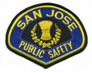 San Jose Ca Public Safety Patch - California Police Sheriff