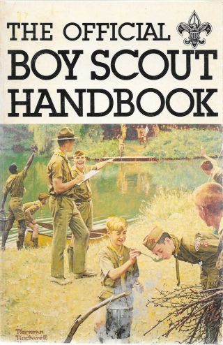 1985 O Boy Scout Handbook Vintage Boy Scouts Of America Bsa Book Norman Rockwell