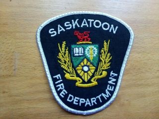 Canada Patch Fire Saskatoon