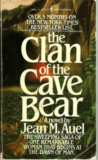The Clan Of The Cave Bear By Jean M.  Auel Paperback 1981 Dawn Of Man Vintage