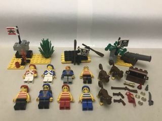 LEGO MiniFigs.  Vintage Pirates,  Imperial Guard,  Cannon,  Land,  Monkeys,  Treasure 2