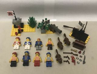 LEGO MiniFigs.  Vintage Pirates,  Imperial Guard,  Cannon,  Land,  Monkeys,  Treasure 3