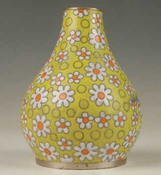 Chinese Cloisonne Enamel Vase Jar Old Handmade Crafts Home Decor Collec Gift