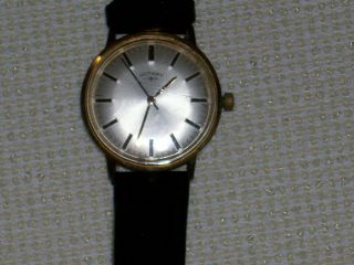 Vintage Rotary Mens Watch,  Fully,  Slightly Scratched,  Black Strap