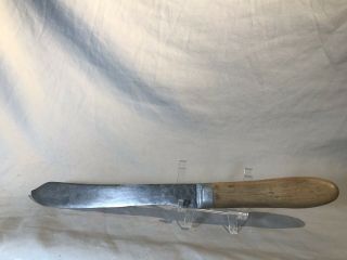 Antique Knife Wood Handle 13” Long