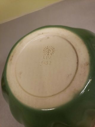 Antique Rookwood Pottery Green Bowl Planter Signed 7
