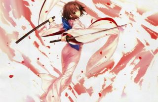 012 Kara No Kyoukai - Ryougi Shiki Fight Anime 37 " X24 " Poster