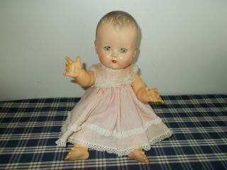 Vintage 14 " Ideal Betsy Wetsy Doll Sweet Tears Dress By Madame Alexander