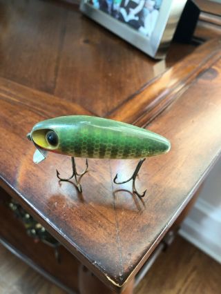 Vintage Wright And Mcgill Bug - A - Boo Fishing Lure.  Sharp Colors