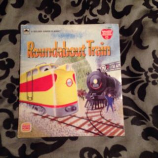 Vintage Roundabout Train Book By Betty Ren Wright