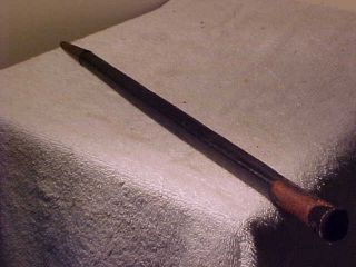 Antique Us Civil War Leather Scabbard Sheath For Socket Bayonet