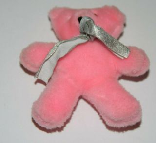 Mattel Vintage Dream Time Barbie Pink Plush Teddy Bear B.  B.  - Bear Only
