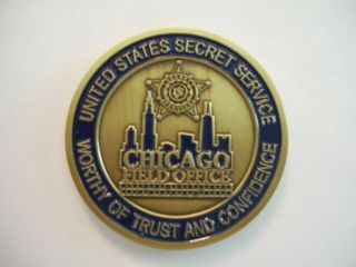 U.  S.  Secret Service Chicago Field Office Challenge Coin