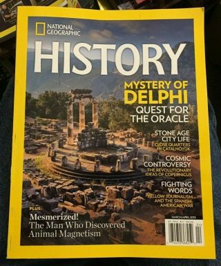 National Geographic History Mystery Of The Delphi March / April 2019 -