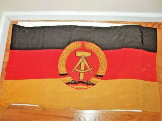 Vintage Flag Of The German Democratic Republic (gdr) 36 In X 20 In