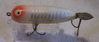 Vintage Heddon Baby Torpedo Lure 6/014/19pots White