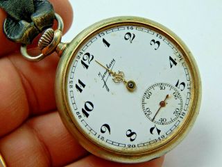 Vintage Antique German Junghans 47 A/1 G Pocket Watch