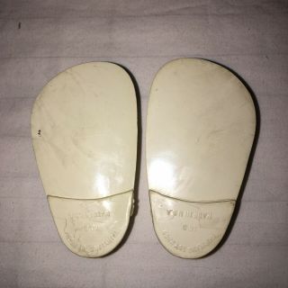 Vintage Fairyland Toy Product White Doll Shoes 2 