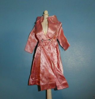 Vintage Barbie Doll Clothes - Vintage Barbie Pak - Sparkling Pink Satin Coat