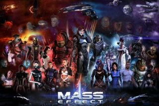 029 Mass Effect 3 - Me Killer Fighting Shooting Hot Tv Game 36 " X24 " Poster