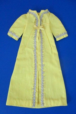 Vintage Mod Barbie: 1492 Silver Polish Yellow Coat
