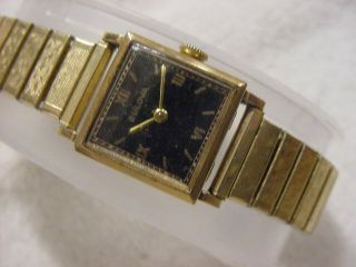 Vintage Gold Fd Antique Art Deco Lady Bulova Watch