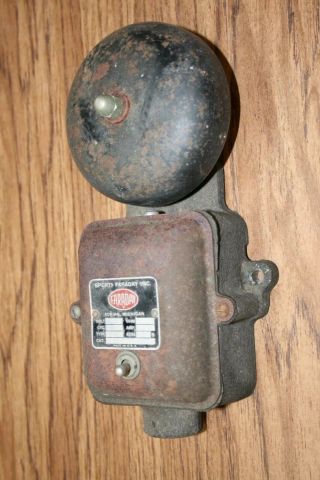 Vintage Faraday Electric School Bell/fire Alarm /home/ Commercial/industrial