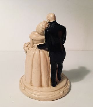 Vintage Wartime WWII Wedding Cake Topper Bride & Groom Dec 1943 2