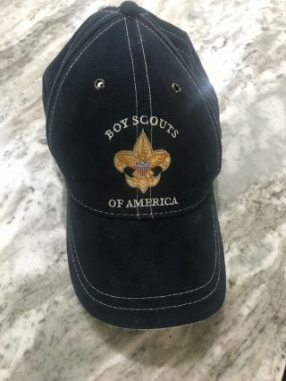 Boy Scouts Of America Navy Suede Hat 2006 Collectors