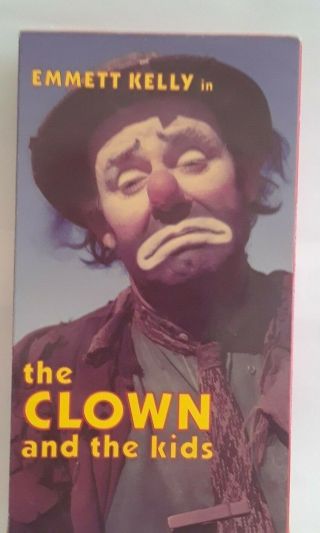 EMMETT KELLY IN THE CLOWN AND THE KIDS VHS MOVIE VINTAGES 1967 75 MINS LONG 5