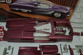 Monogram ' 58 Ford THUNDERBIRD Convertible 2 in 1 Model Kit 1/24 scale Started 3
